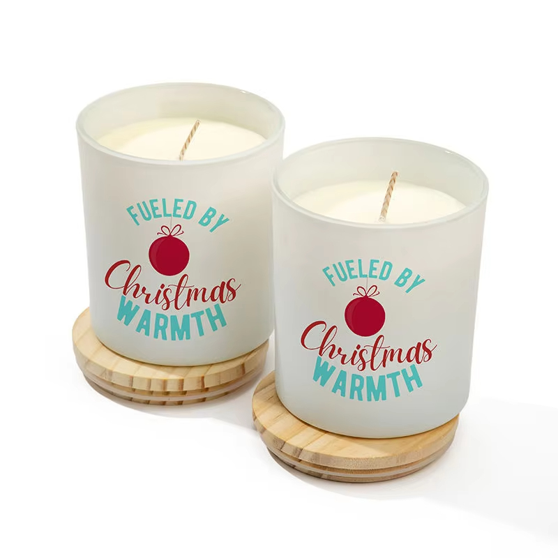 Luxury Bedroom Decoration Aromatherapy Spirit Natural Glass Soy Wax With Cover Scented 