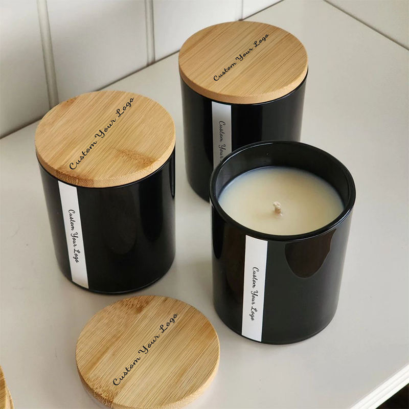 Brand Customized Glass Natural Soy Wax With Gift Packaging Box Mother's Gift Factory Wholesale Glass Jar