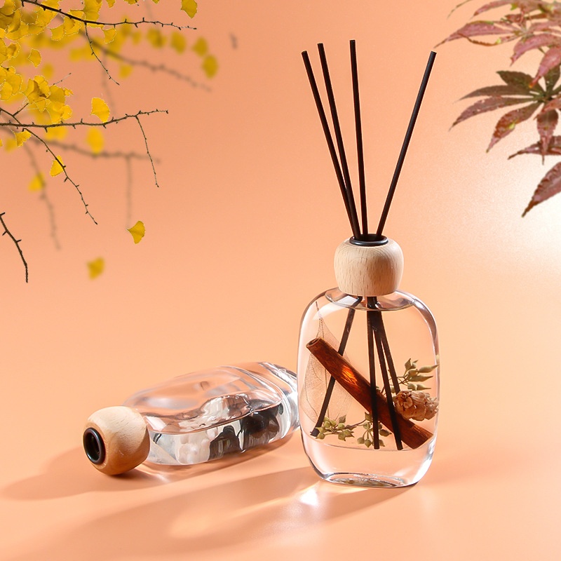 AIKUN Factory Wholesale Luxury Aromatherapy Indoor Fireless Gift Box Set Long-Lasting Fragrance Flower Tree Planet Glass Bottle