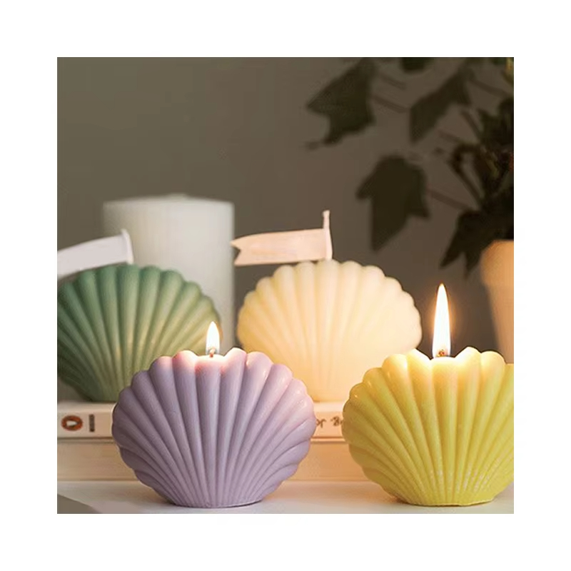 Creative Shell Paraffin Home Decoration Gifts Party Birthday Gifts Factory Price Scented Candles