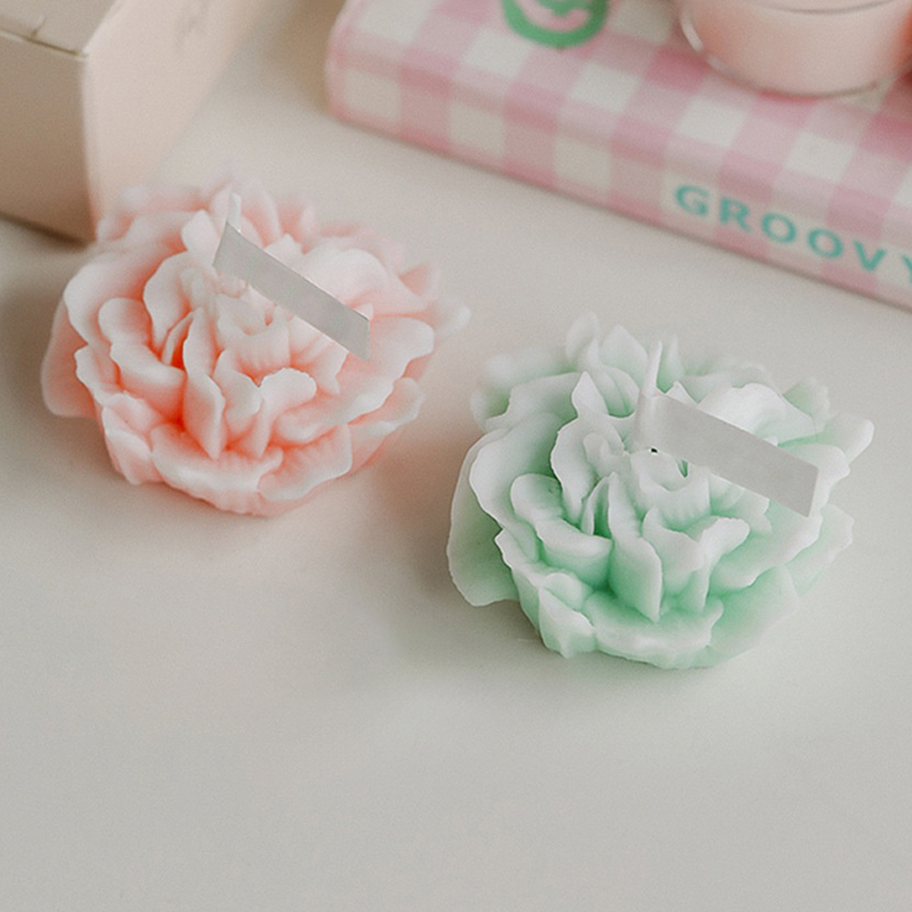 Wholesale Handmade Carnation Gifts Women's Day Souvenirs Fragrance Simulation Flowers Scented Candles