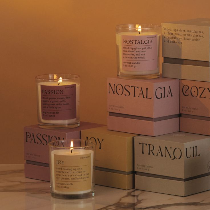 Luxury Gift Box Scented Candles Eco Friendly Custom Packaging Wholesale Price High Quality Best Selling Aromatherapy Candles