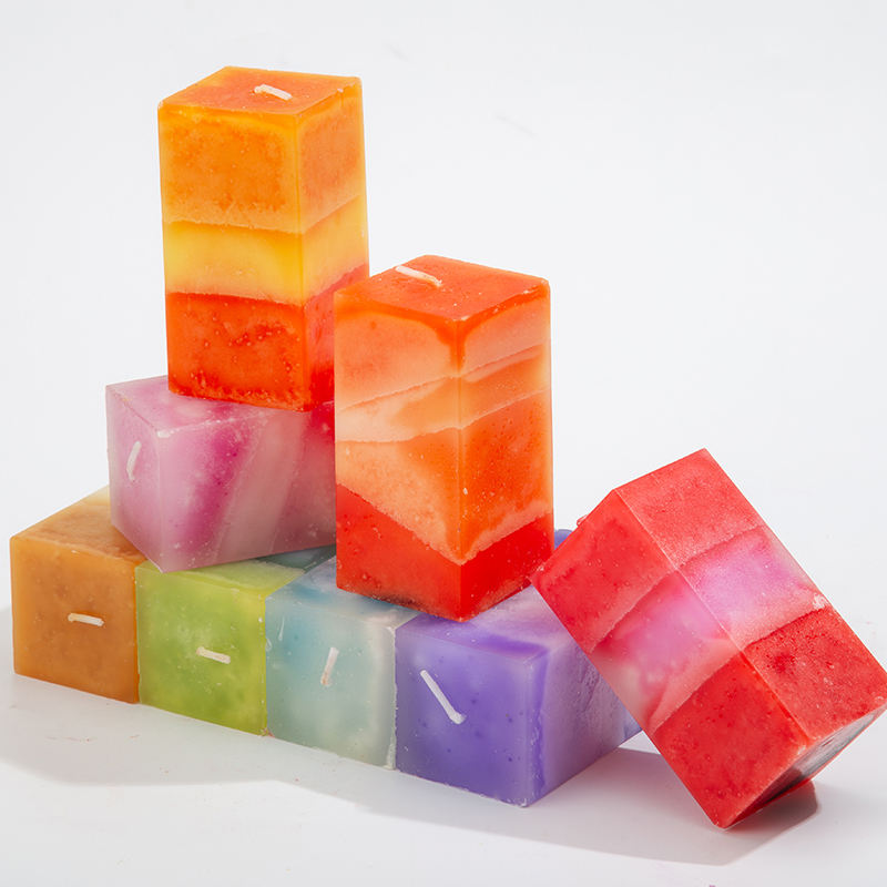 Wholesale Birthday Wedding Home Decoration Column Candles Environmental Protection Roll Natural Different Types Scented Candle