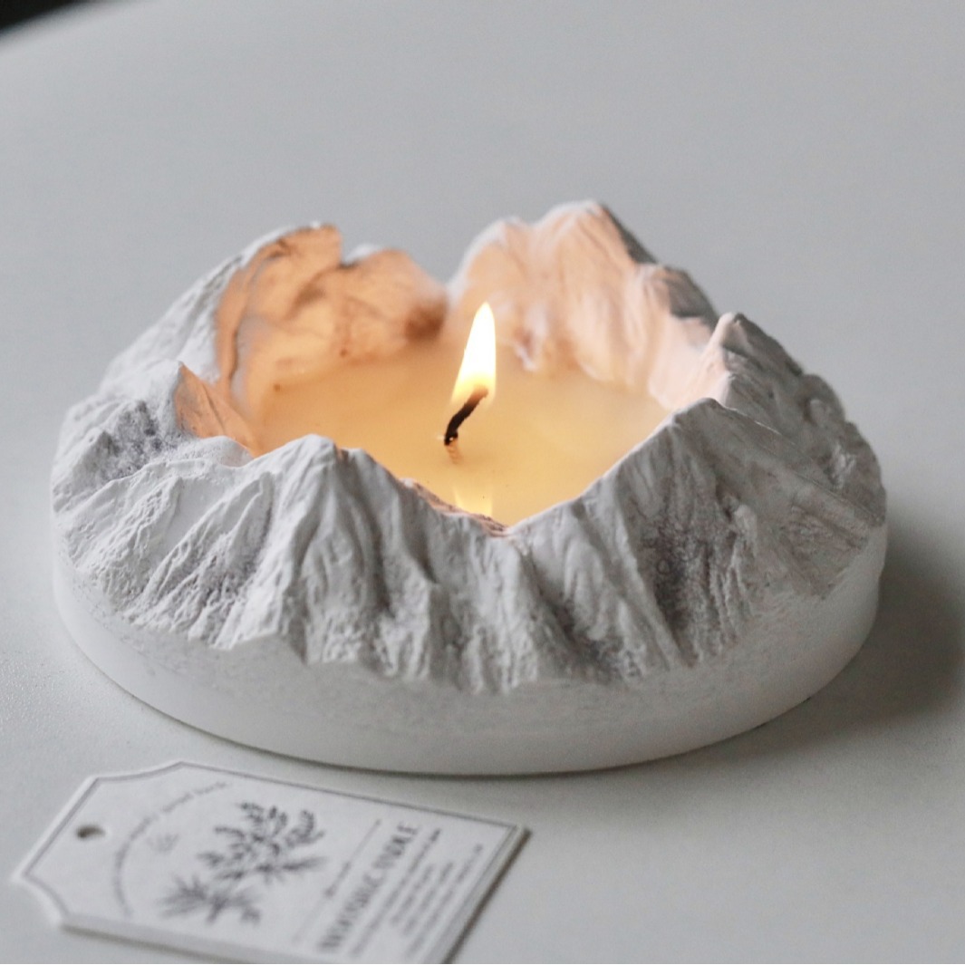 Factory Customization Snow Mountain Atmosphere Soy Wax Bedroom Home Durable Superior Quality Scented Candles