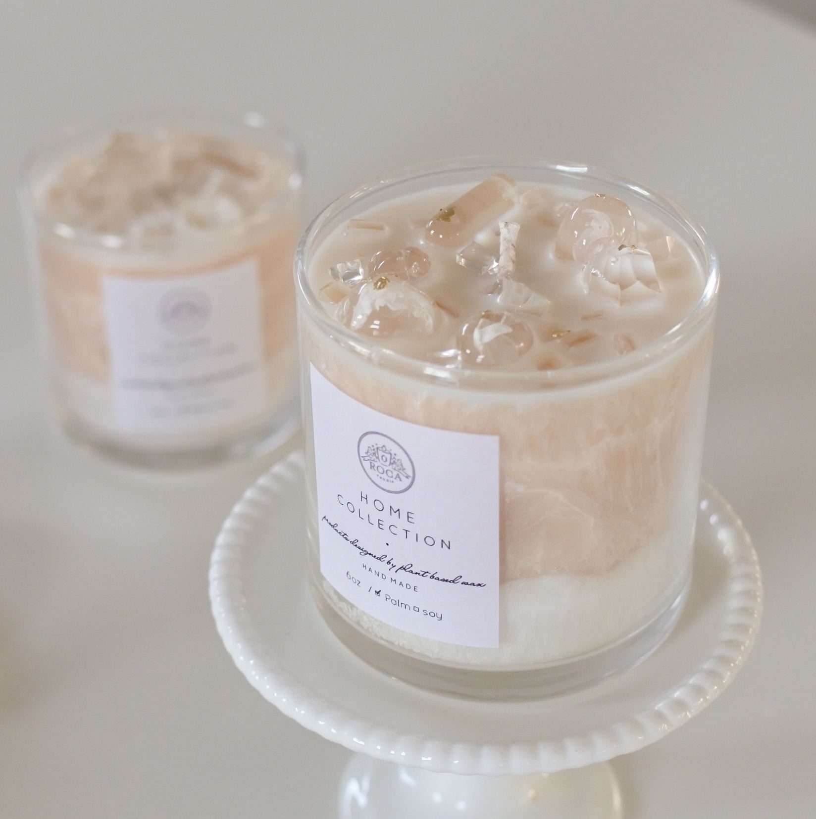 Luxury Home Fragrance Decorative Crystal Gem Aromatherapy Novelty Soy Wax Crystal Scented Candles