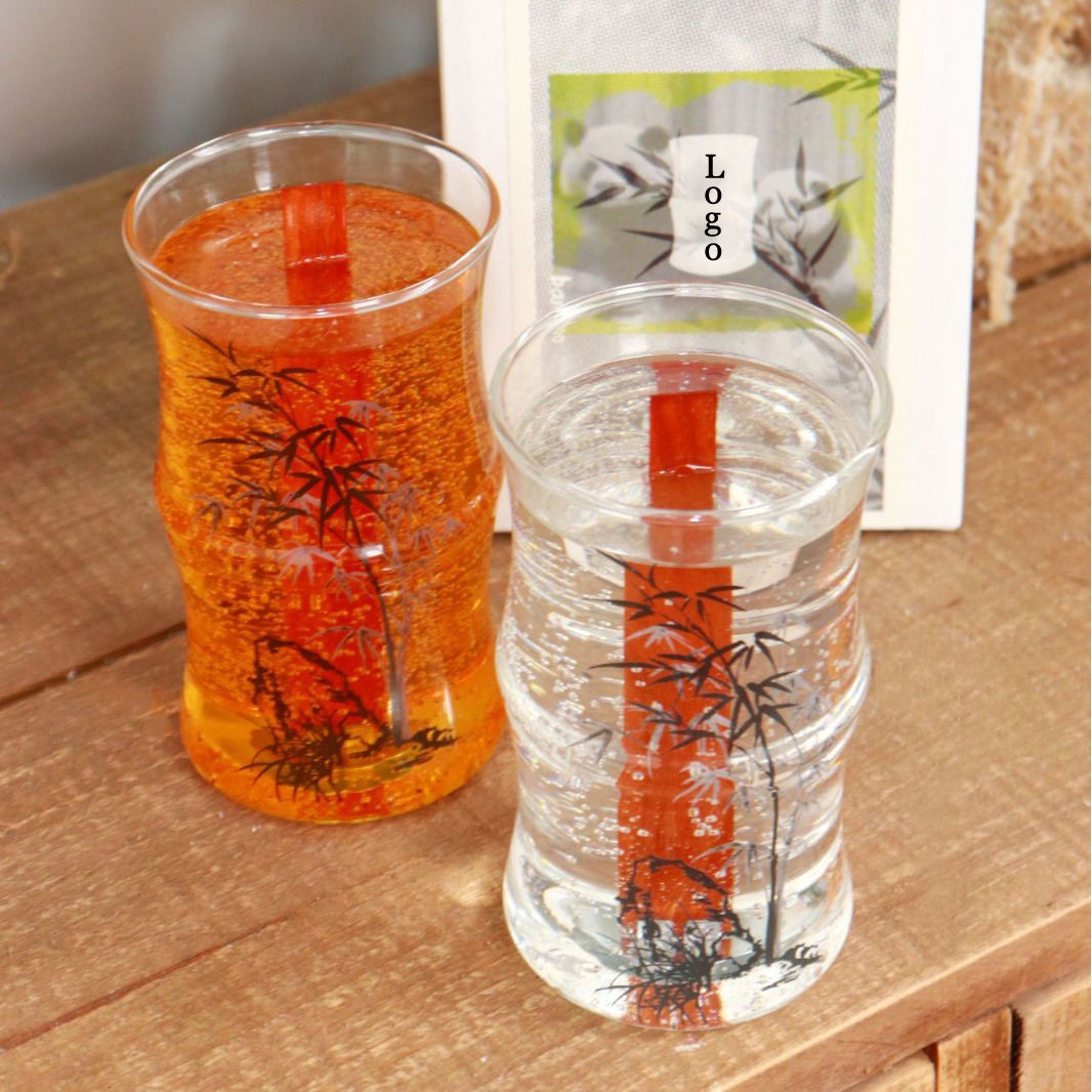 Creative Sending Bamboo Aromatherapy Candle Fragrance Indoor Gift Glass Luxury Unique Jelly Scented Candles