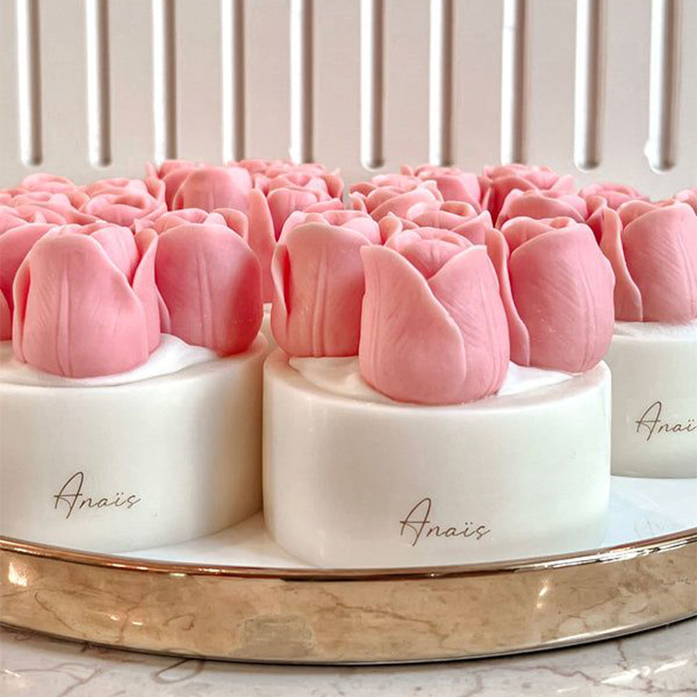 AIKUN Tulip Shaped Handmade Eco-Friendly Luxury Aroma Candle Reusable Air Purifying Gift Set