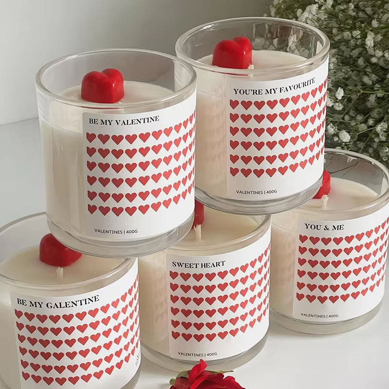 Factory Direct Supply Natural Handcrafted Soy Wax Aromatherapy Candle Strong Fragrance Custom Box Glass Scented Candle