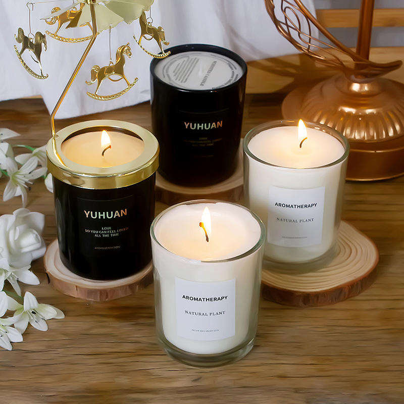 AIKUN Fragrant Scented Glass Candles Perfect for Creating Ambiance With Lids