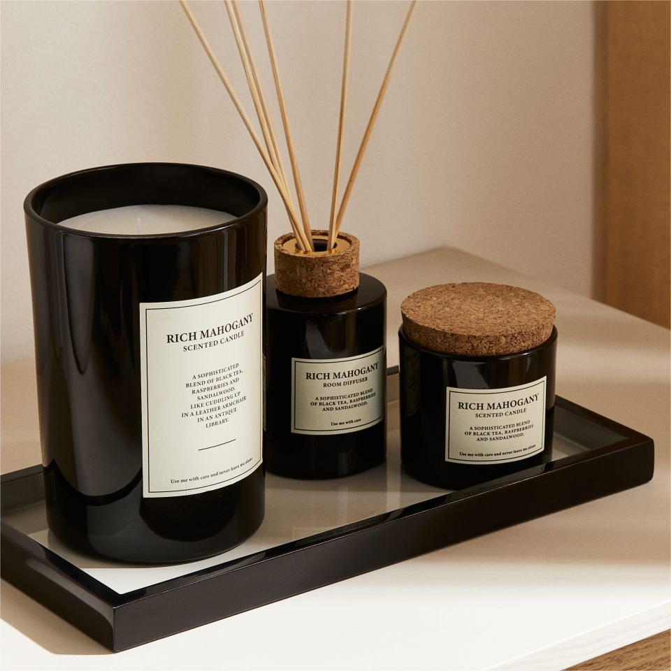 AIKUN Best Seller Stylish Rattan Aromatherapy Candle Set Custom Reed Diffuser With Rattan Sticks for Cozy Bedroom Ambience