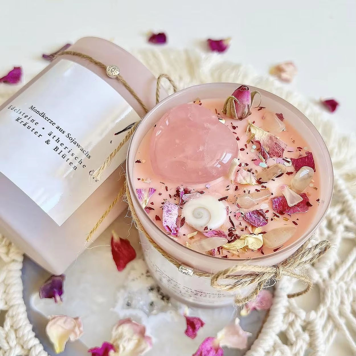 AIKUN Hand Poured Scent Customization Crystal Scented Candles for Bedroom Soothing Atmosphere