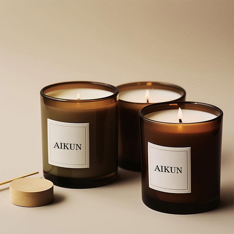 AIKUN Custom Aromatherapy Wax Label Personalization Jar Selection Scented Candle for Home Fragrance