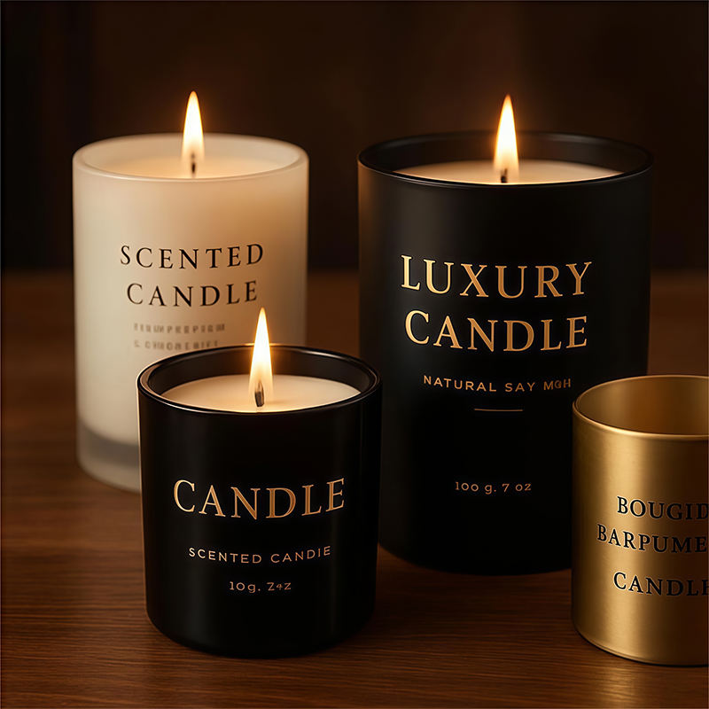 AIKUN Eco Friendly Natural Soy Wax Cup Engraving Private Aroma Scented Candle for Wedding Party