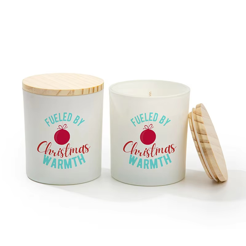 Luxury Bedroom Decoration Aromatherapy Spirit Natural Glass Soy Wax With Cover Scented 