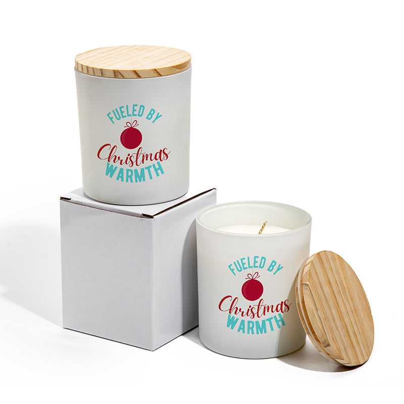 Luxury Bedroom Decoration Aromatherapy Spirit Natural Glass Soy Wax With Cover Scented 