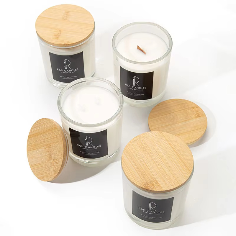 Support Customized Brand Essential Oils Soy Wax Wedding Birthday Gifts Home Decor Candles Glass Jars