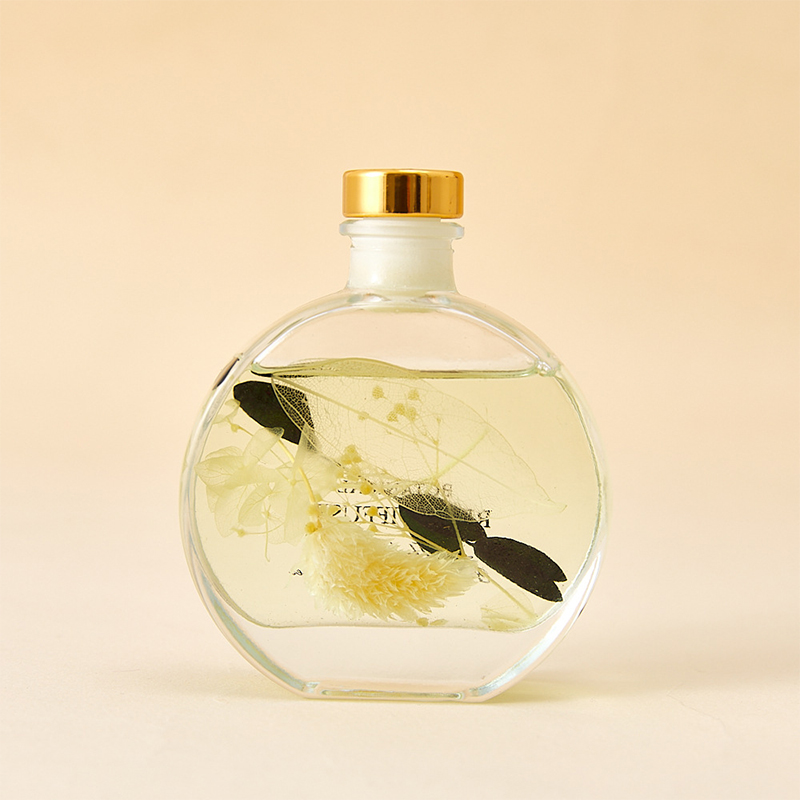 High Quality Transparent Glass Bottle Essential Oil Eternal Flower Fragrance Indoor Decor No Fire Aromatherapy