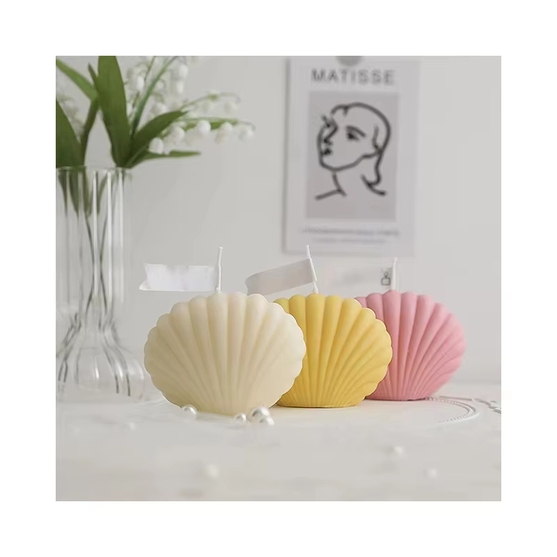 Creative Shell Paraffin Home Decoration Gifts Party Birthday Gifts Factory Price Scented Candles