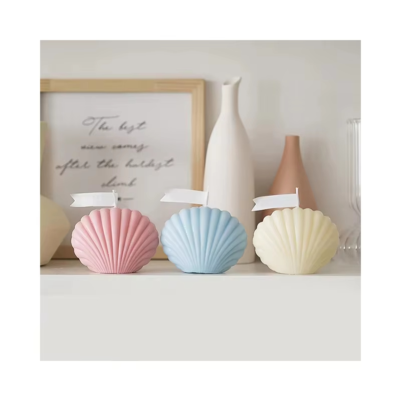 Creative Shell Paraffin Home Decoration Gifts Party Birthday Gifts Factory Price Scented Candles