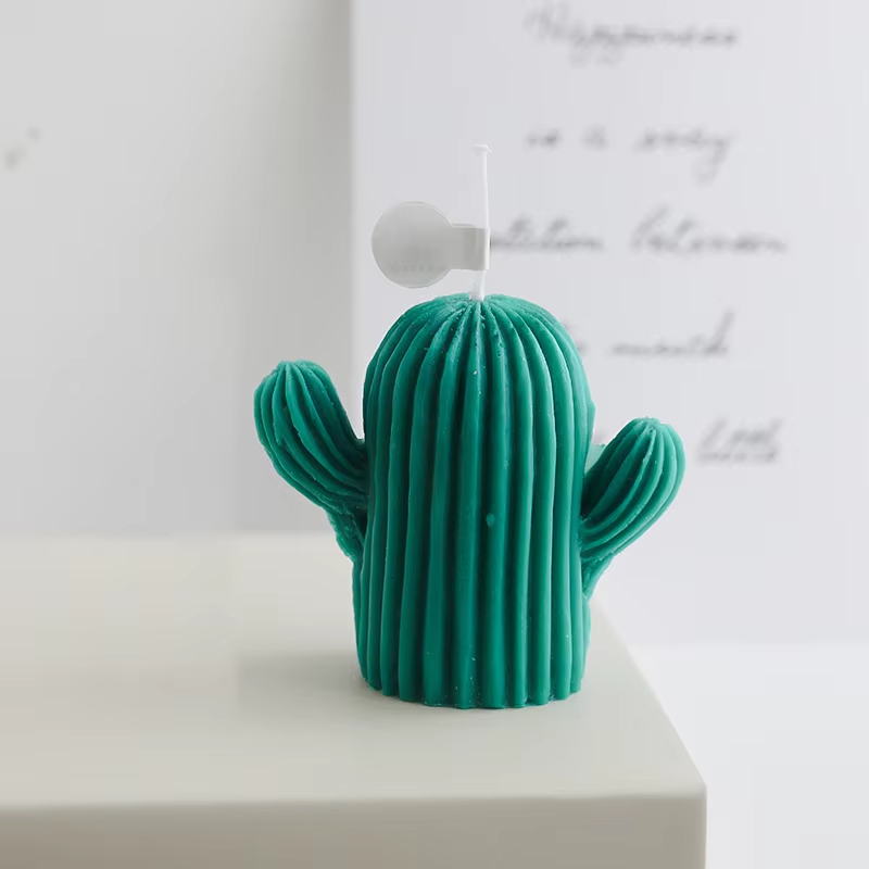 Cactus Scented Paraffin Candles Smell Good Wedding Birthday Party Gift Photo Props Decorative Scented Candles