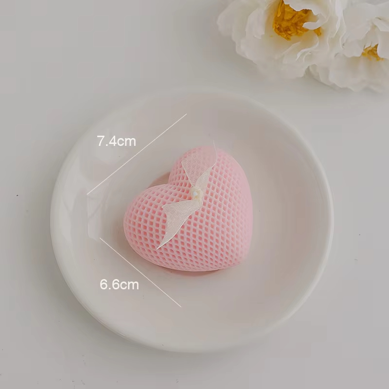 Love Heart Shaped Aromatherapy Candle Soy Wax Scented Candles Romantic Dinner Valentines Day Gift Candle Home Table Decorative