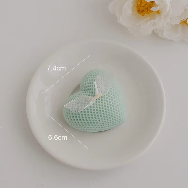 Love Heart Shaped Aromatherapy Candle Soy Wax Scented Candles Romantic Dinner Valentines Day Gift Candle Home Table Decorative