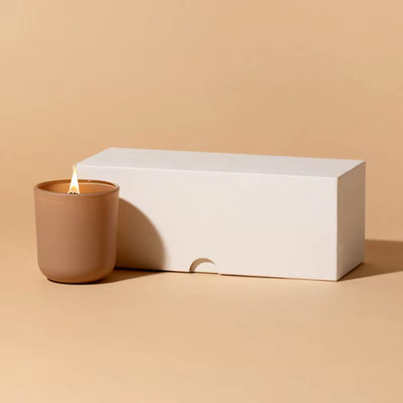 AIKUN Hot Selling Custom Home Decoration Fragrance Candles Design Luxury Frosted Glass Wax 3 in 1 Scented Candle