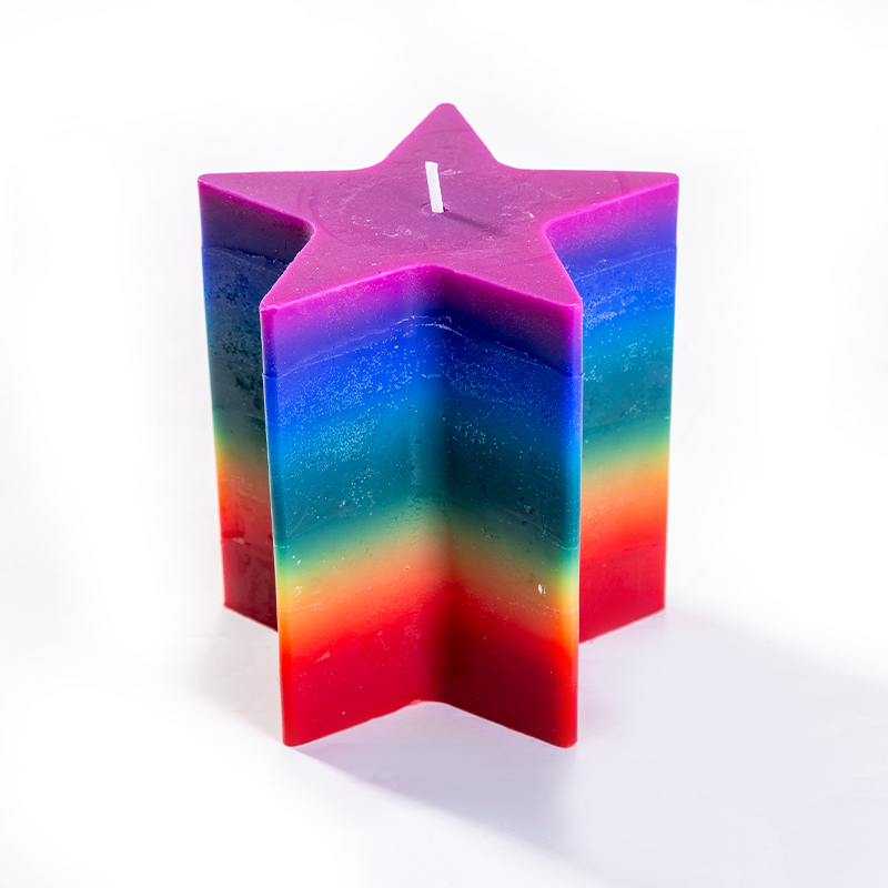 Aikun Colorful Pentagram Unique Artistic High Quality Indoor Decor Custom Made Wholesaler Scented Candles