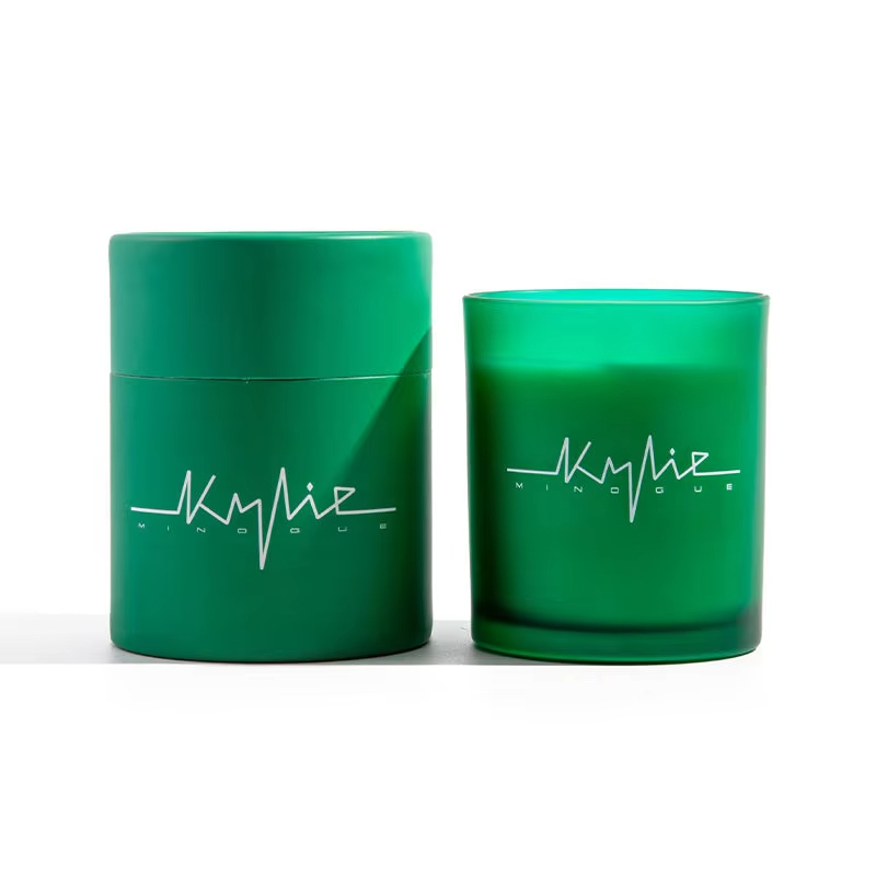 Luxury Private Label Red Glass Jar Candles Holiday Gift Set Scented Eco-Friendly Soy Wax Candles