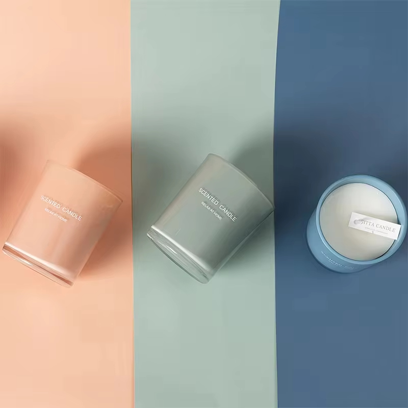 AIKUN Scent Diy Handmade Candle Romantic Gift Set Box Christmas Decoration Glass Scented Candles