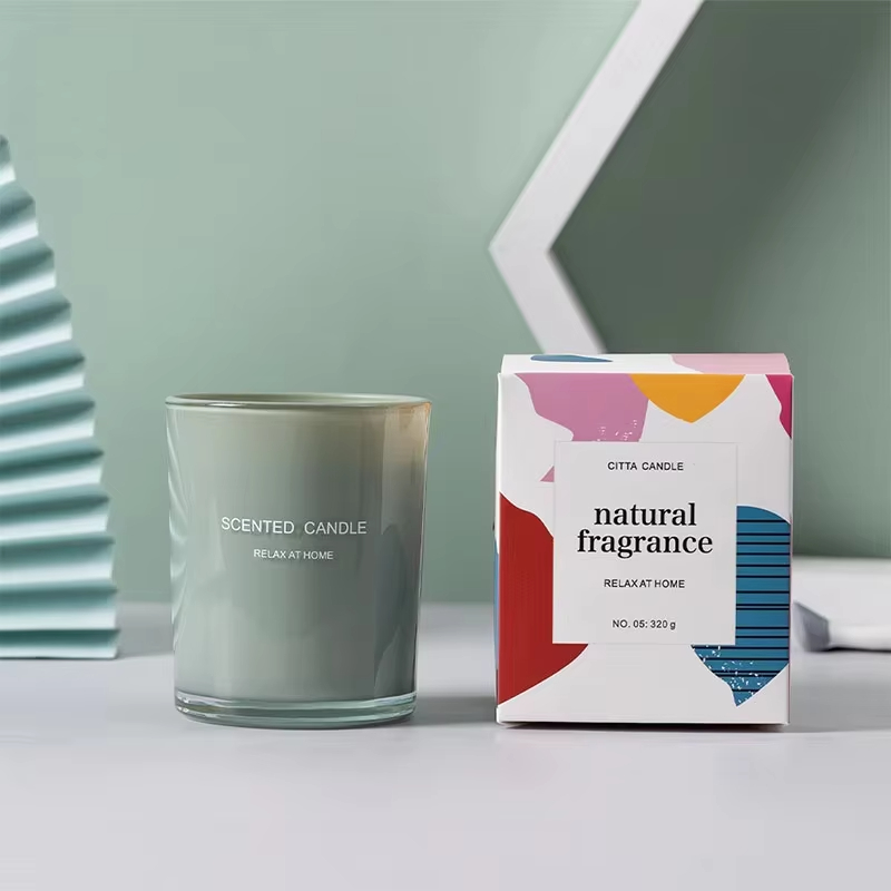 AIKUN Scent Diy Handmade Candle Romantic Gift Set Box Christmas Decoration Glass Scented Candles