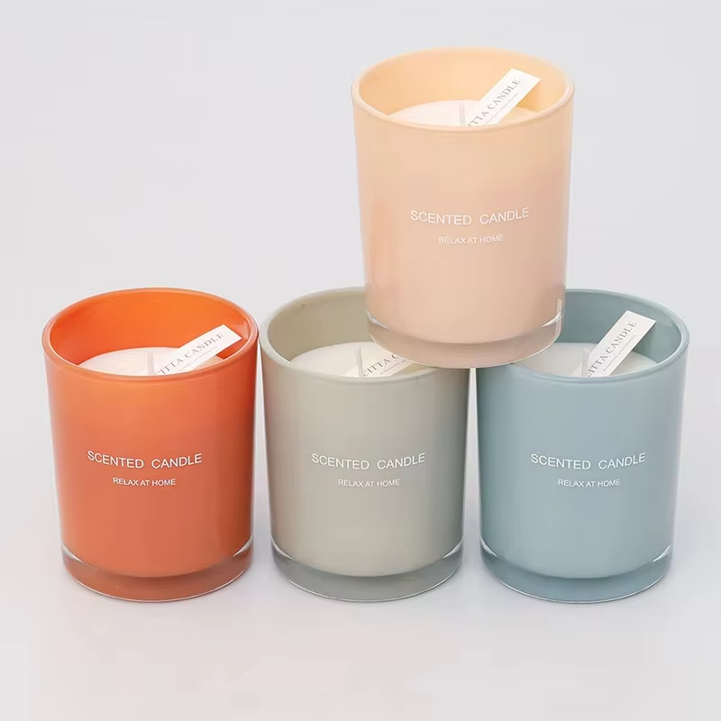 AIKUN Scent Diy Handmade Candle Romantic Gift Set Box Christmas Decoration Glass Scented Candles