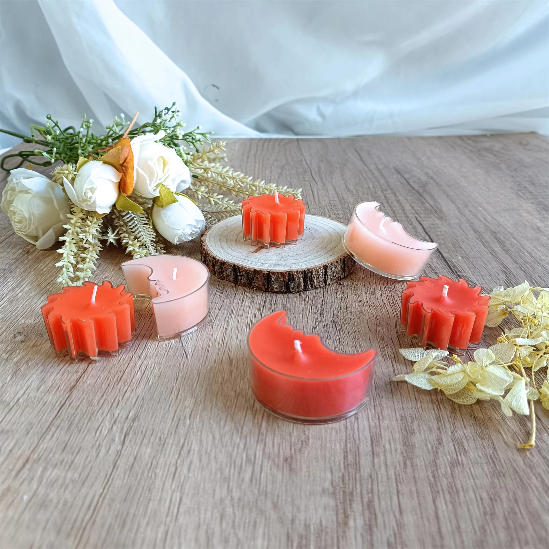 AIKUN Safe Soy Wax Tea Candles Mini Scented Custom for Yoga Meditation Hotel Spa Aromatherapy Relaxation Factory Wholesale