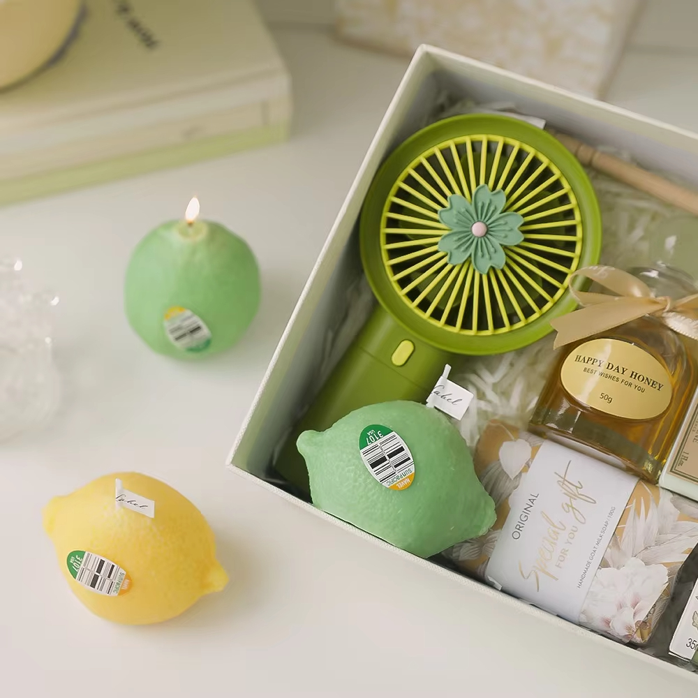 Cute Simulation Lemon Handmade Fragrance Finished Product Small Ornament Birthday Creative Souvenir Aromatherapy Scented Candles