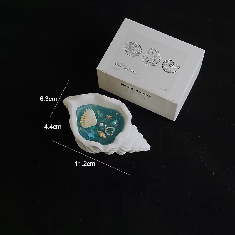 Customized Sea Star Shell Creative Fragrance Jelly Wax Atmosphere Conch Bestseller Scented Candles