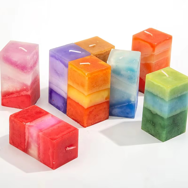 Wholesale Birthday Wedding Home Decoration Column Candles Environmental Protection Roll Natural Different Types Scented Candle