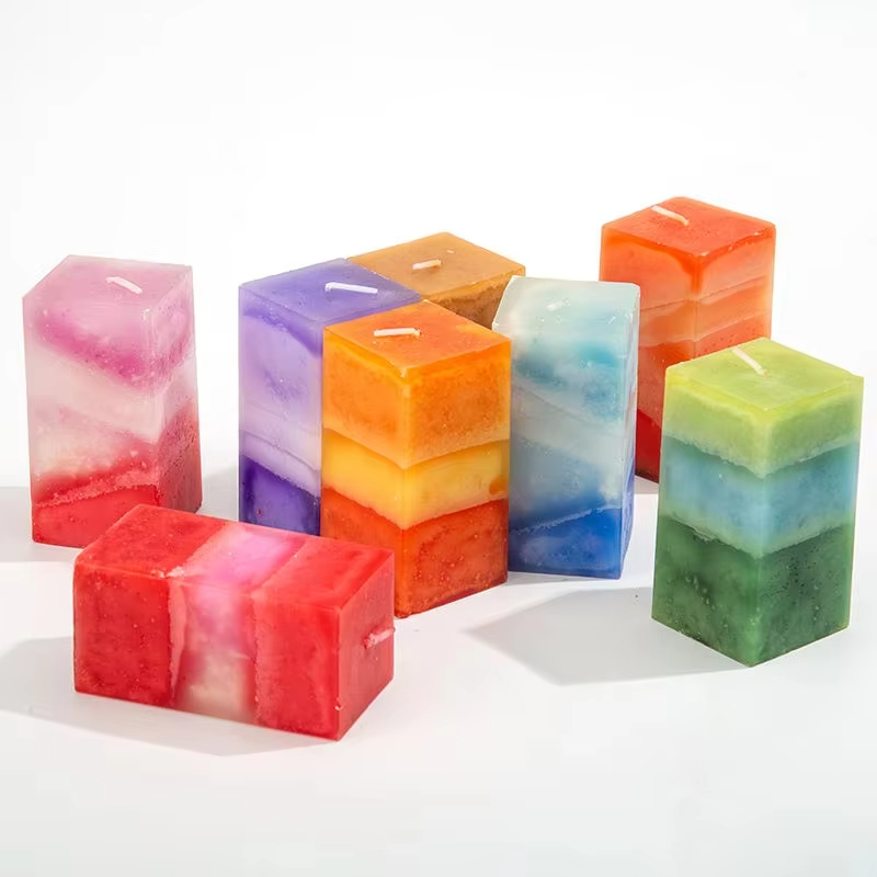 Wholesale Birthday Wedding Home Decoration Column Candles Environmental Protection Roll Natural Different Types Scented Candle