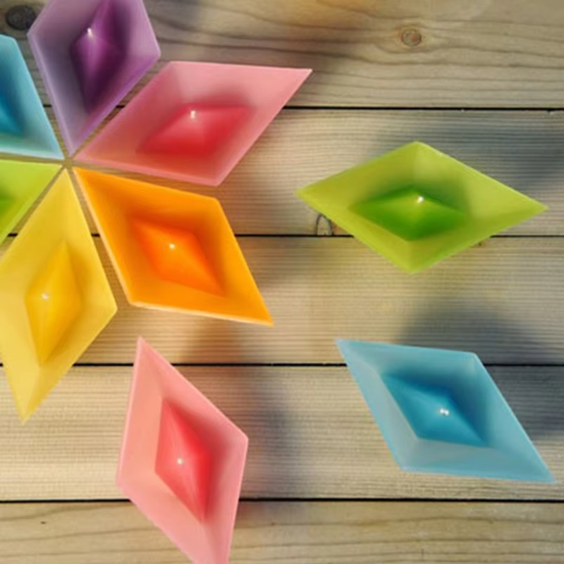 New Creative Pure Handmade Soybean Wax Origami Boat Smokeless Scented Soy Wax Candles for Photo Props Home Decorations Gifts