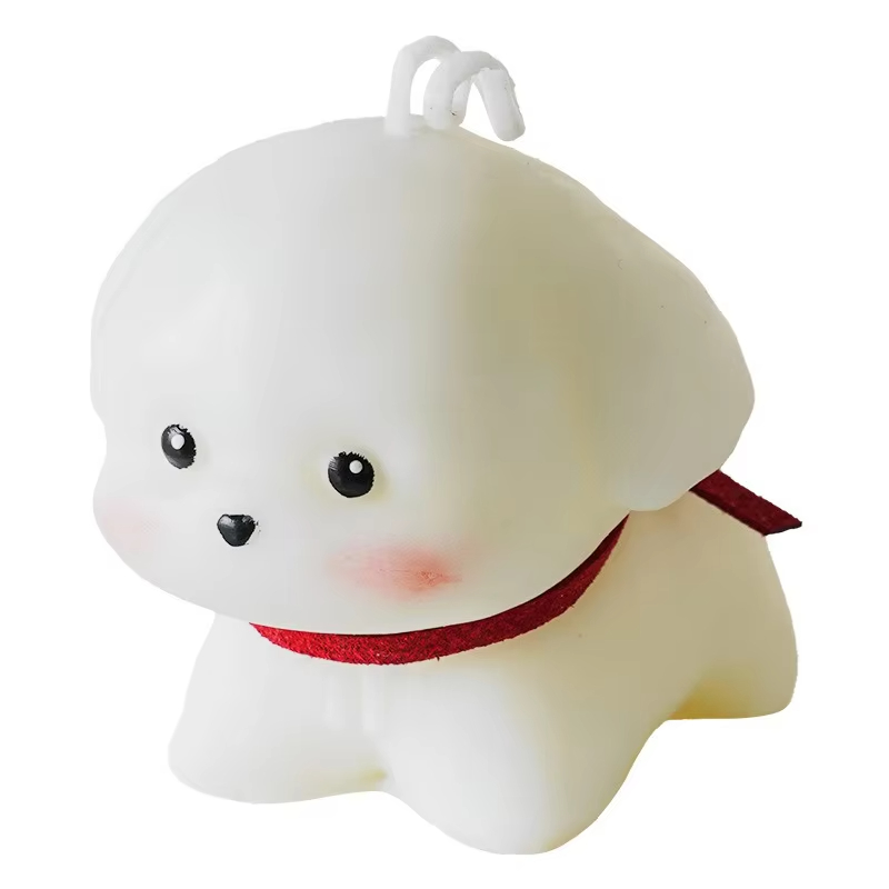 AIKUN Lovely Creative Handmade Home Fragrance Scented Candle Puppy Shape Wax Fragrance Cute Hand Gift Candle