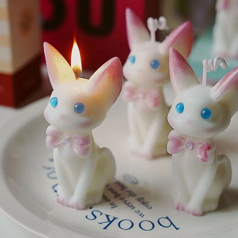 AIKUN Customization Fragrance Therapy Scented Candle Beautiful Home Decoration Festival Gifts Cat Style Candles