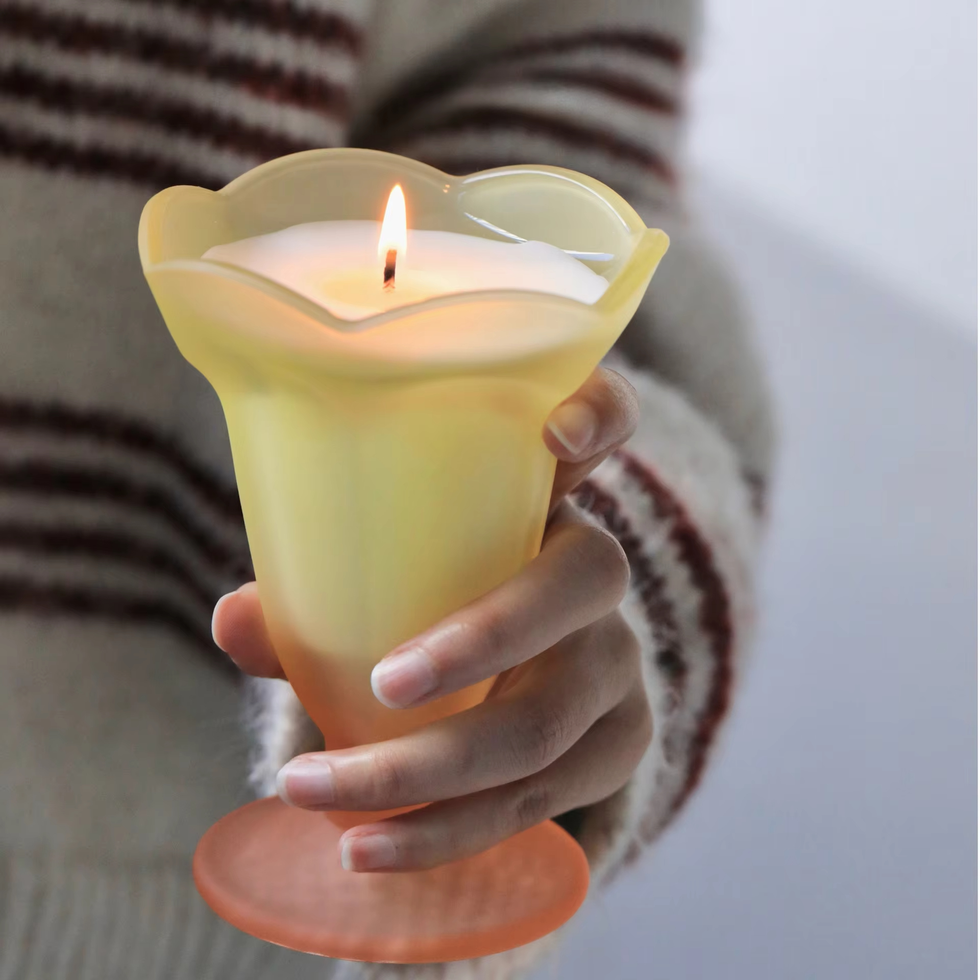 Support Wholesale Specialty Plant Essential Oil Bedroom Birthday Gift Handheld Gift Scented Candles
