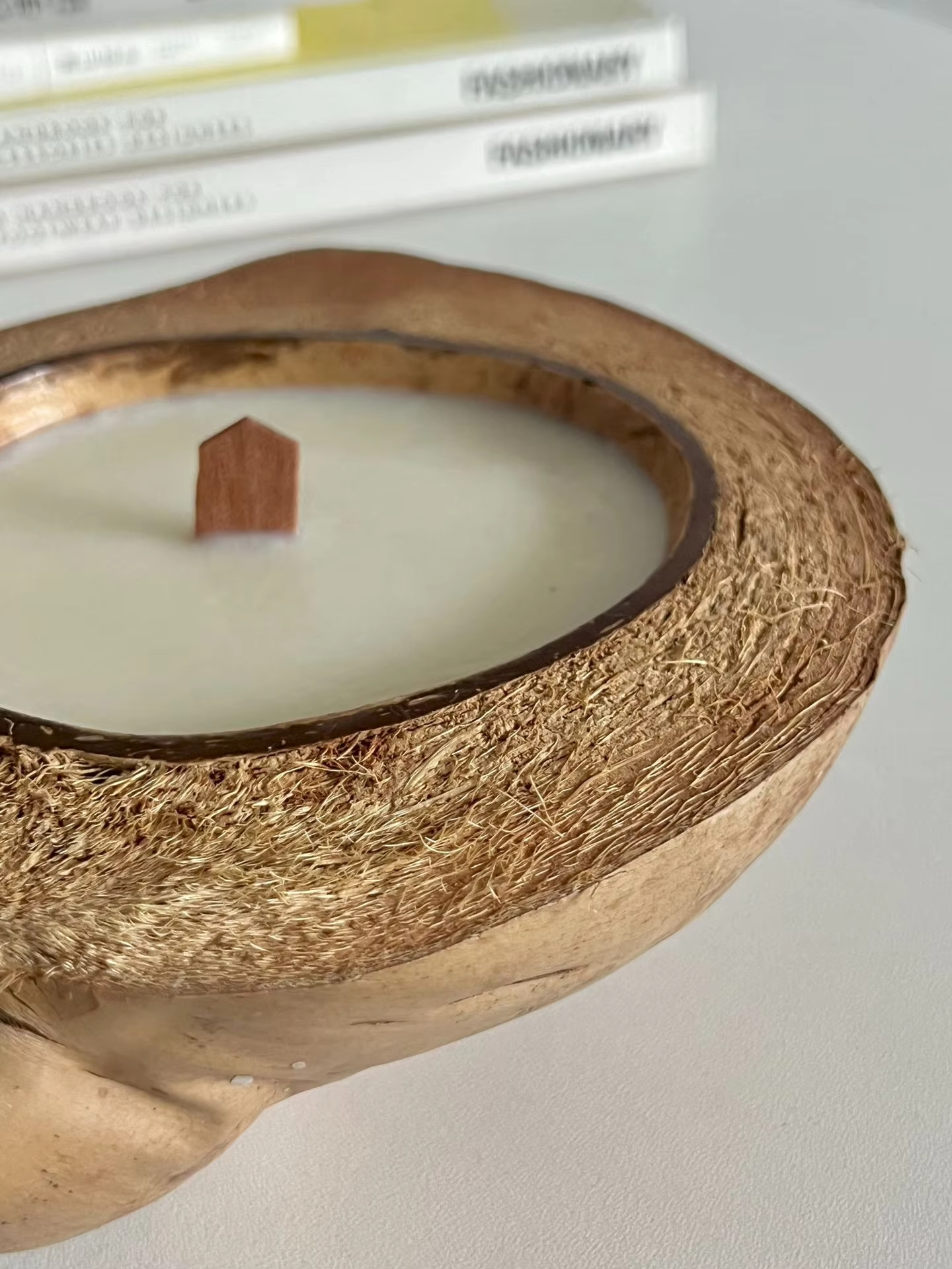 Creative Coconut Shell Bedroom Fragrance Niche High-End Birthday Gift Decoration Scented Candles