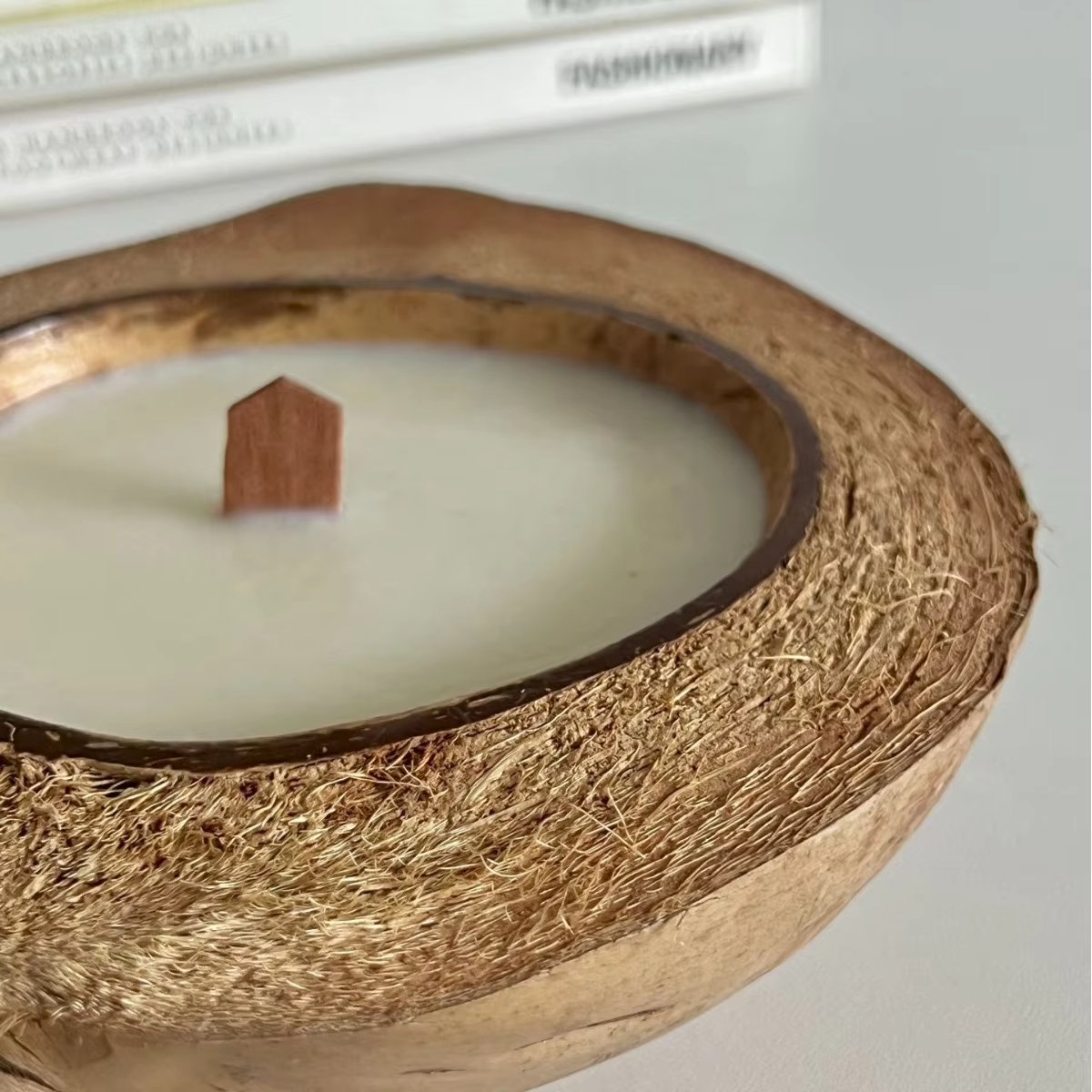 Creative Coconut Shell Bedroom Fragrance Niche High-End Birthday Gift Decoration Scented Candles