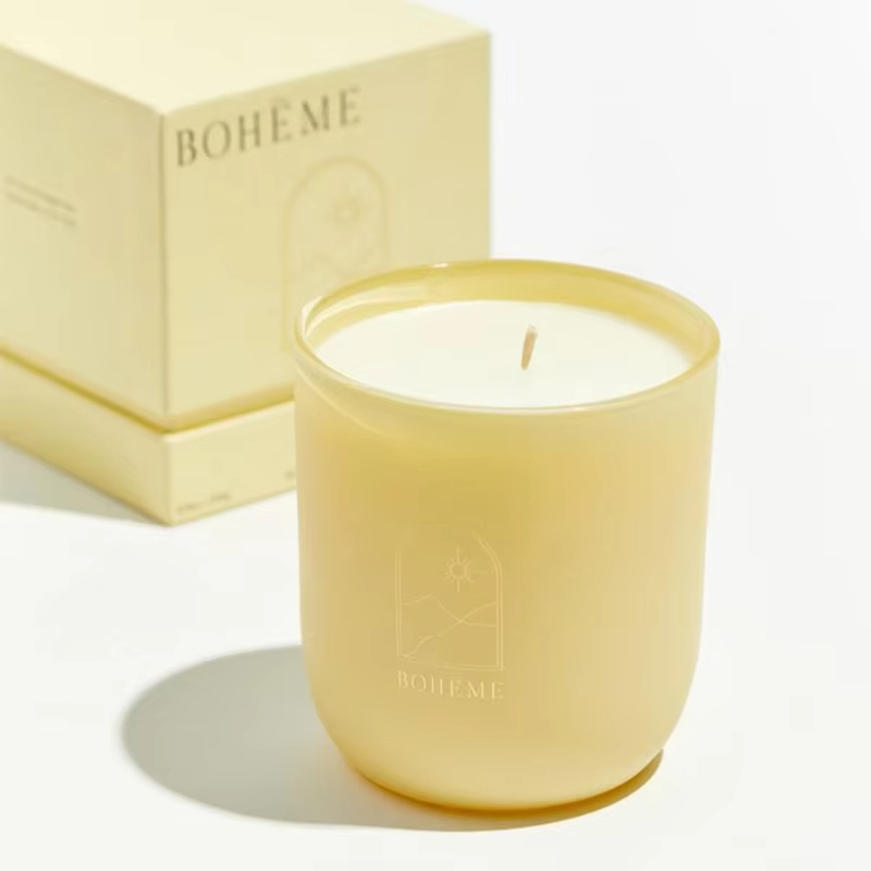 AIKUN Luxury Reusable Pure Soy Wax Long-Lasting Fragrance Aroma Candle Gift Box for Room Freshening