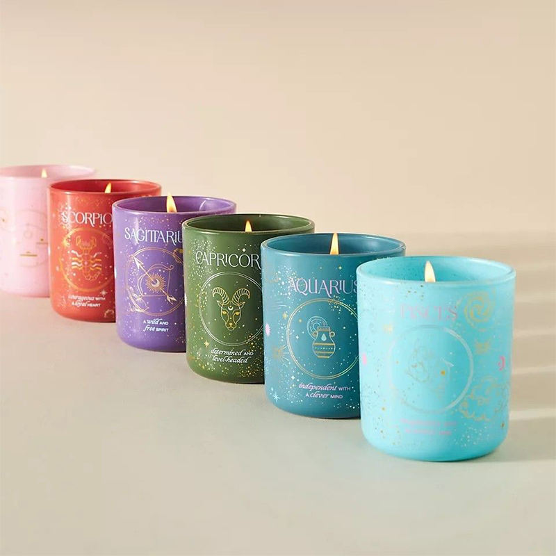 AIKUN Premium Quality Natural Ingredients 12 Zodiac Aroma Candle Eco-Friendly Air Purifying Relaxing Scent Luxury Gift Set