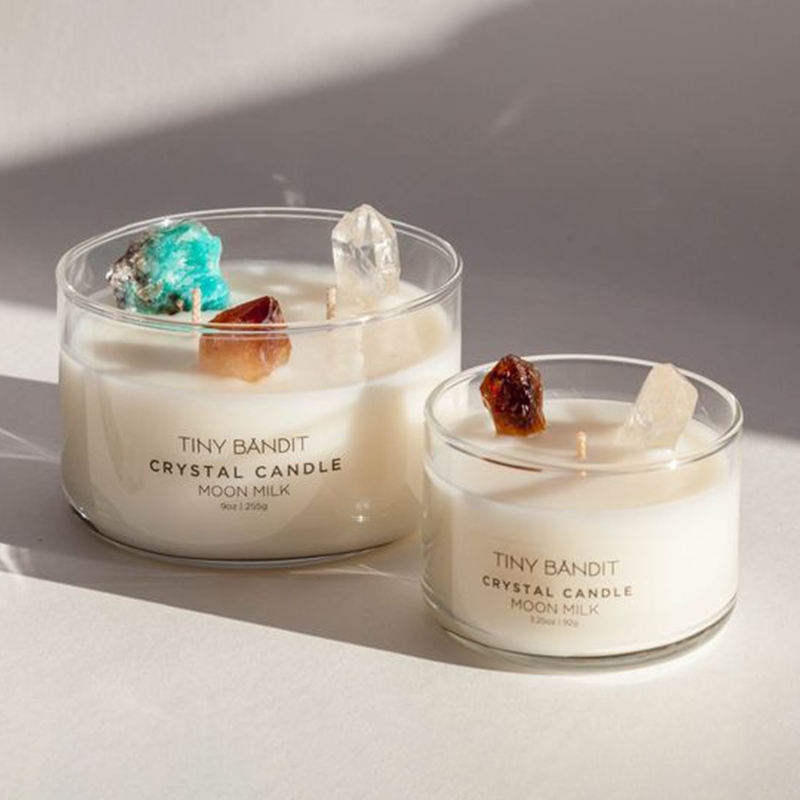 Luxury Home Fragrance Decorative Crystal Gem Aromatherapy Novelty Soy Wax Crystal Scented Candles