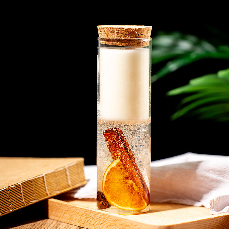Luxury Custom Round Glass Double Layer Jelly Gel Wax Candle Dried Flower Cork Lid Dried Flower Scented Jelly Jar Glass Candles