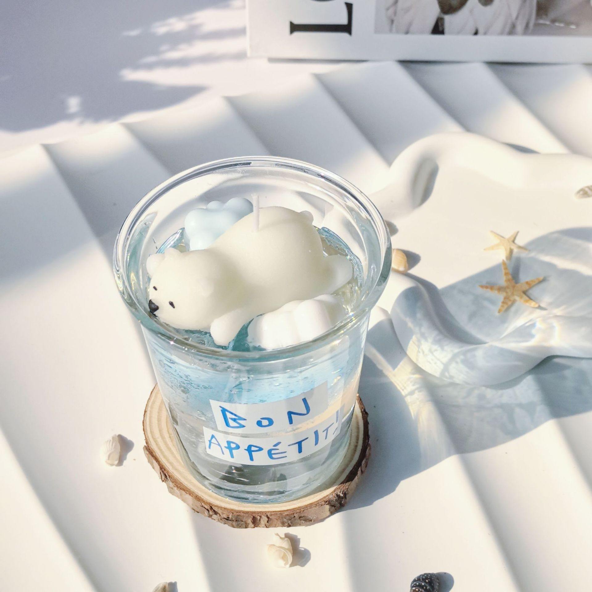 Summer Drinks Jelly Wax Glass Cups Bedroom Fragrance Ornaments Gifts Souvenirs Wholesale Jelly Scented Candles