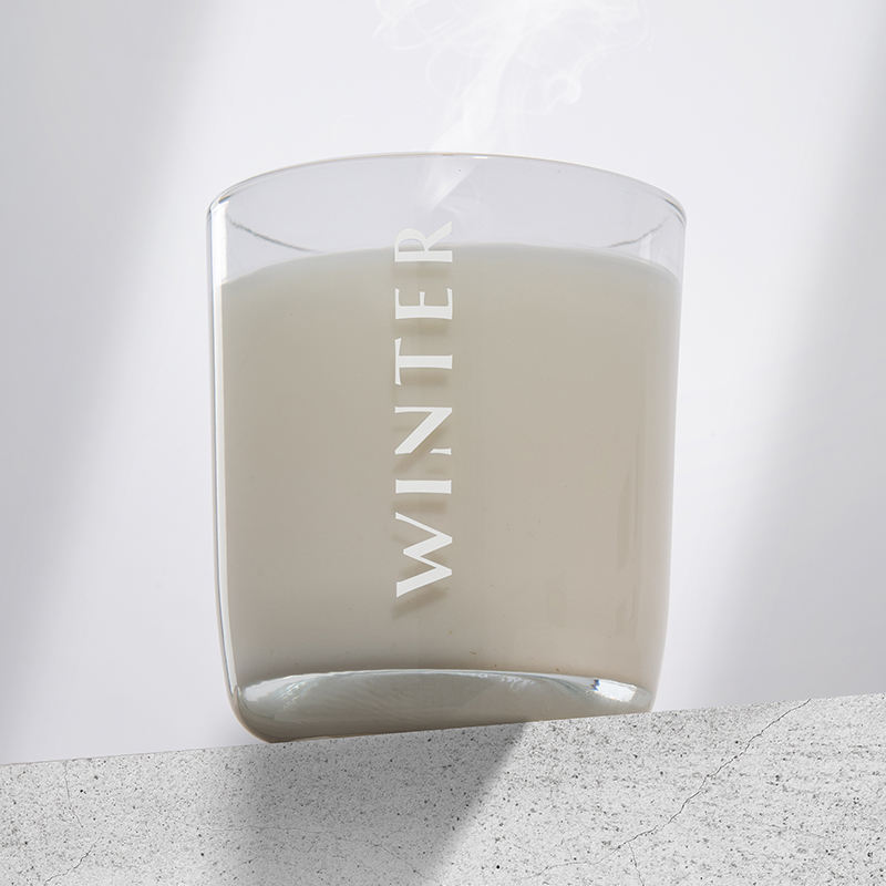 Aikun Home Gifts Wedding Party Favors Flower Fragrance Candle Glitter Glass Translucent Scented Candles