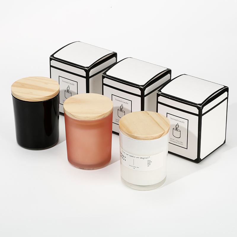 AIKUN Romantic Home Decor Soy Wax Scented Candles Customizable Fragrance Labels White Glass Christmas Thanksgiving Easter